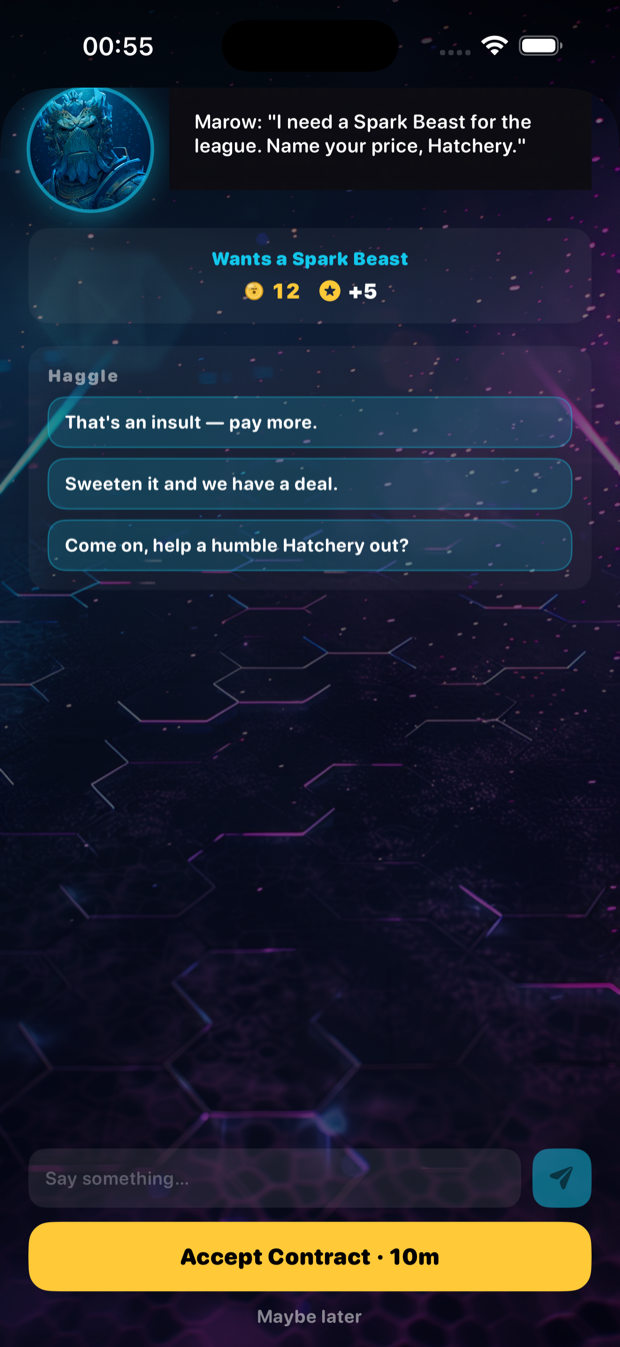 Daily reward, weekly challenge, and achievements