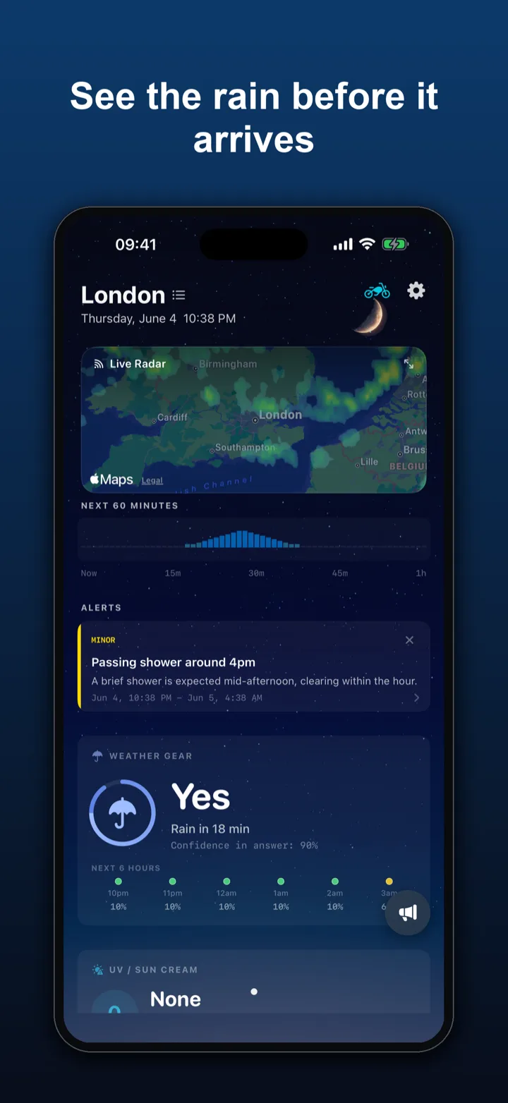 Cloudmesh hourly and daily forecast view