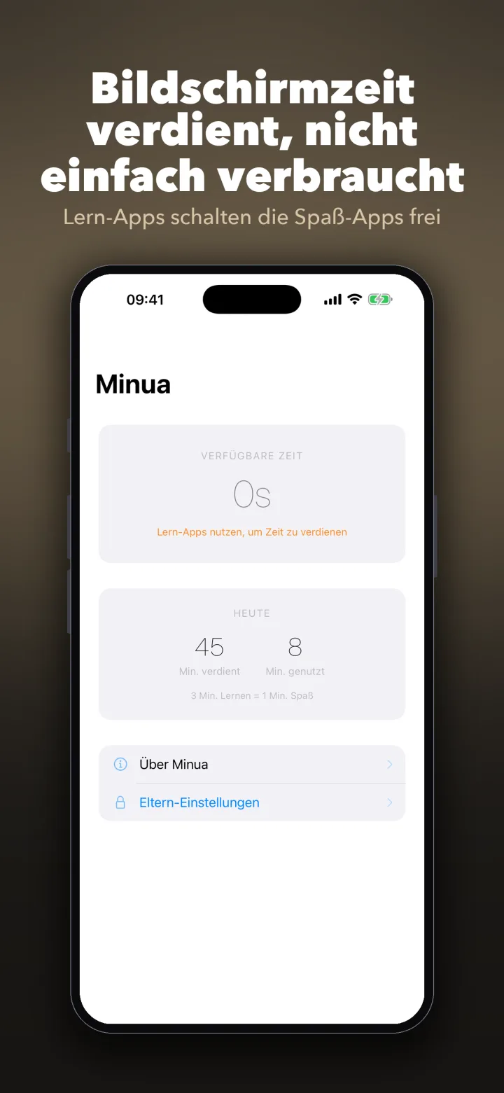 Minua — earn screen time through learning