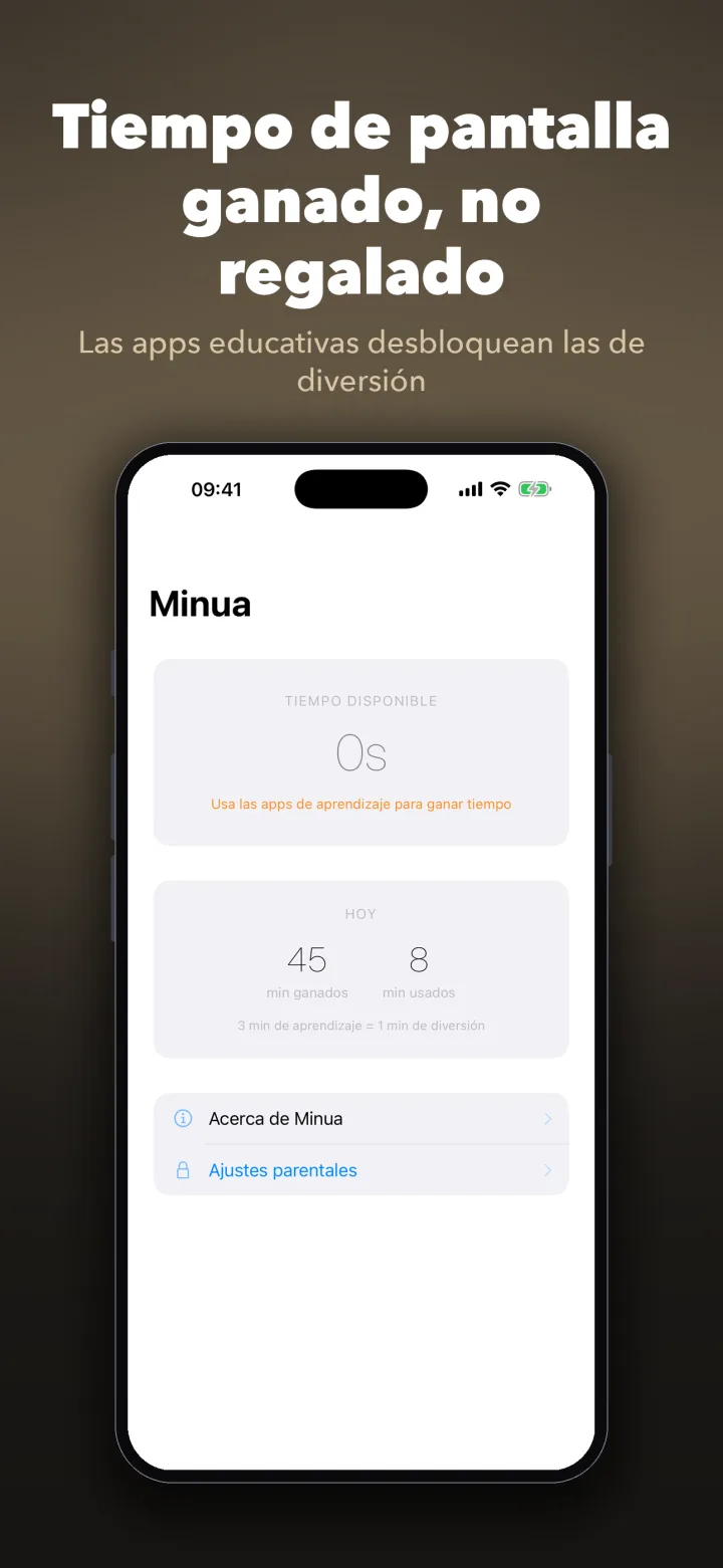 Minua — earn screen time through learning