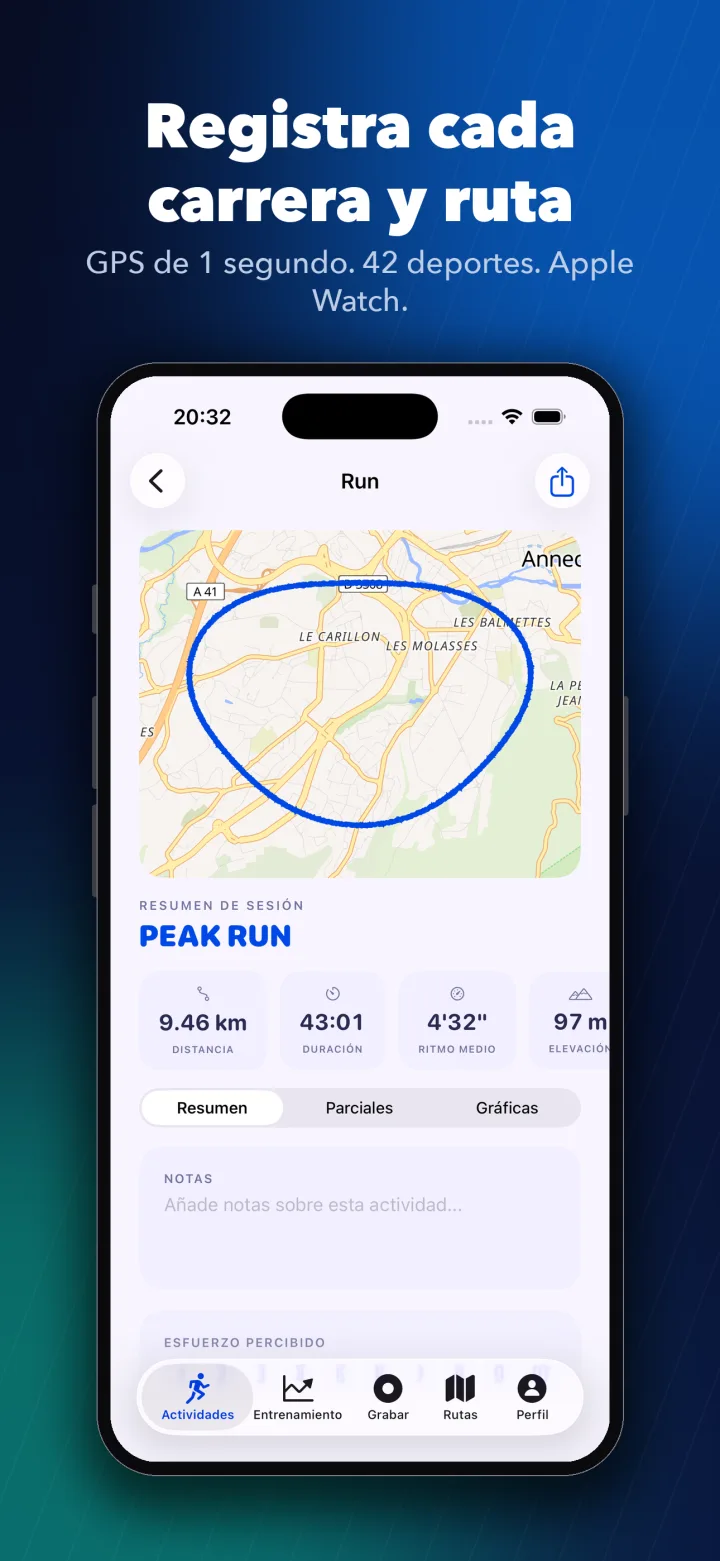 PaceGrid — fitness tracker
